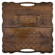 Нарды резные "Рыбак" 50