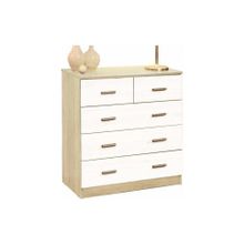 Олмеко Комод Дуэт-12 Дуб Сонома Белый