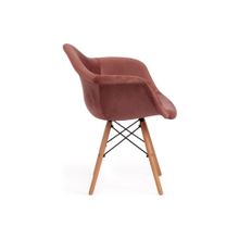 Tetchair Кресло CINDY SOFT (EAMES) (mod. 101), коралловый (HLR 44) натуральный