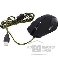 Oklick 765G черный Мышь оптическая 1600 2400dpi USB игровая 6but 945841