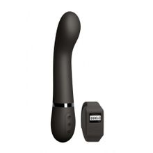 Черный вибромассажер Kegel G - 20 см. (224690)