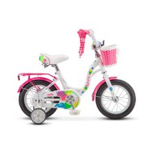 Детский велосипед STELS Jolly 12 белый розовый 8" рама