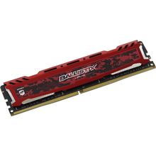 Модуль памяти   Crucial Ballistix   BLS8G4D26BFSE   DDR4  DIMM 8Gb   PC4-21300