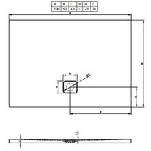 Душевой поддон Riho Basel 414 (DC240050000000S) 100x90