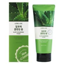 Пенка очищающая с экстрактом алоэ Lebelage Aloe Cleansing Foam 180мл