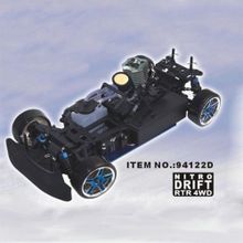 Радиоуправляемый автомобиль для дрифта с ДВС HSP 4WD XSTR Power Drift Car 1:10 - 94122D - 2.4G