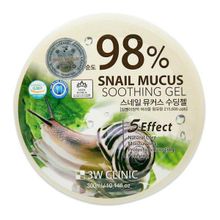 Гель для тела смягчающий с Секретом Улитки 98% 3W Clinic Snail Soothing Gel 300г