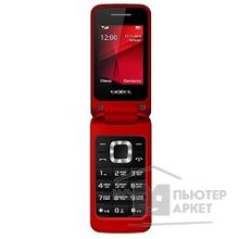 Texet TM-304 мобильный телефон цвет красный