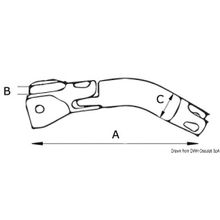 Osculati Trimmer anchor swivelling connector 10 12 mm, 01.739.02