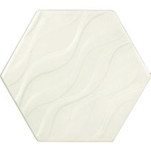 Керамогранит Tonalite Examatt Esagona Bianco Decoro Relief Matt 17.1x15 см