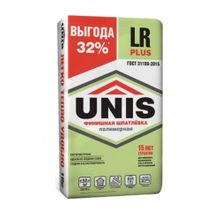 Шпатлевка UNIS Белый жемчуг (LR Plus) 18 кг