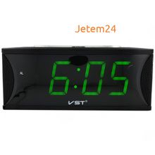 VST719-4 часы 220В зел.цифры-30+USB кабель (без адаптера)