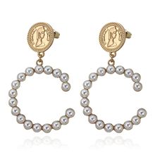 Серьги-гвоздики с позолотой (арт. 81410-4)