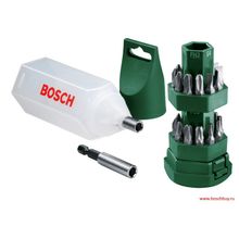 Bosch Набор 24 Биты + магнитный держатель (2607019503 , 2.607.019.503)