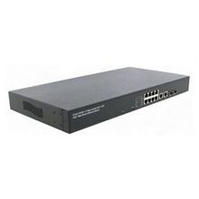 MultiCo  EW-P782IW-AT   Управляемый коммутатор (8UTP 10 100Mbps PoE +2Combo 1000BASE-T SFP)