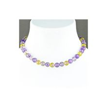 Бусики-Колечки Бусы Аметрин "Априори 10" арт.НАТ-2.1(10)-42-1