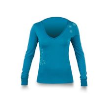 Одежда Dakine Girls Snowflake V-Neck l s Bay Blue