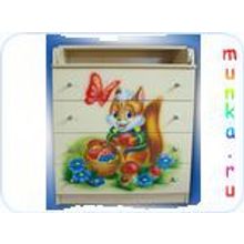 Комод Нижний Новгород "БЕЛКА" ЭК80 4-04 МДФ