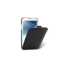 Кожаный чехол для Samsung Galaxy Note 2 (N7100) Melkco Premium Jacka Type, цвет black