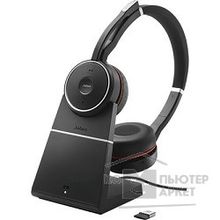 Jabra 7599-838-199 Гарнитура  Evolve 75 Stereo UC, Charging stand & Link 370 7599-838-199