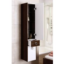 Aqwella Пенал для ванной Командор 30 венге магия