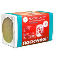 Утеплитель ROCKWOOL АКУСТИК БАТТС (1000x600x50 мм   6 м2   0.3 м3)