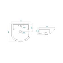 Triton Мебель для ванной Диана 50 L дверцы