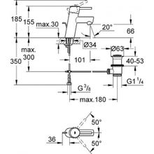 Смеситель Grohe Concetto для раковины, 32204001