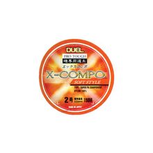 Леска моно. Duel X-Compo (soft style), 150m, #3,00, 0,285mm, оранжевый