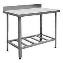 НОВЫЙ стол нерж., 1,5 м