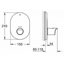 Термостат Grohe Grohtherm 2000 New 19352001 для ванны с душем