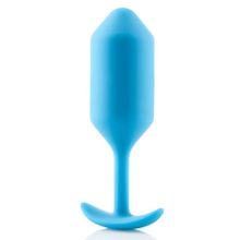 b-Vibe Голубая пробка для ношения B-vibe Snug Plug 3 - 12,7 см. (голубой)