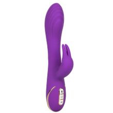 Фиолетовый вибратор-кролик с нагревом Jack Rabbit Signature Heated Silicone Rotating - 21,5 см. (223435)