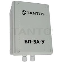 TANTOS Блок питания уличный 12В Tantos БП-5А-У для видеокамер и замков -35°С IP56