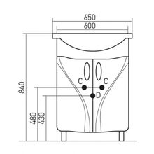 Mixline Мебель для ванной Лима 65 R