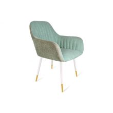 Слайн Стул Sheffilton SHT-ST38-3 S129 вечерняя заря белый муар золото