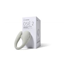 Lora DiCarlo Серый вакуумный стимулятор с отростком Ose 2 Premium Robotic Massager (серый)