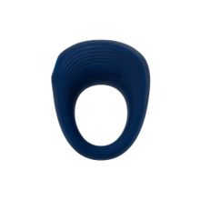Синее эрекционное кольцо на пенис Satisfyer Ring 2 Синий