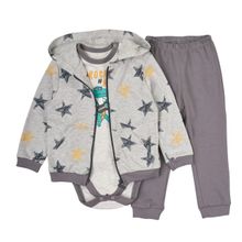 Bembi Комплект  3 предмета: толстовка, боди, штанишки КП203 с