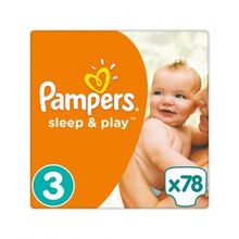 Pampers Sleep and Play Midi (4-9 кг) 78 шт.