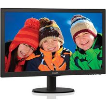 ЖК-монитор 21.5" Philips "223V5LSB 01" 1920x1080, 5мс, черный (D-Sub, DVI)