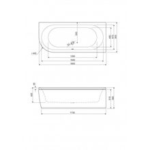 Передняя панель для акриловой ванны, правосторонняя Cezares METAURO CORNER-180-SCR-R