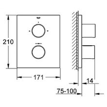 Термостат Grohe Grohtherm F 27619000 на три выхода