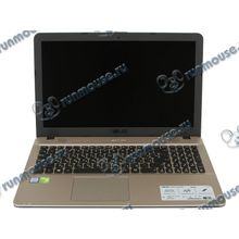 Ноутбук ASUS "X541UV-DM1401T" (Core i5 7200U-2.50ГГц, 4ГБ, 500ГБ, GF920MX, DVD±RW, LAN, WiFi, BT, WebCam, 15.6" 1920x1080, W10 H), черный [141290]