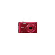 Фотокамера цифровая Nikon CoolPix S3300. Цвет: красный