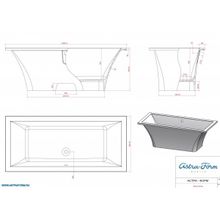 Astra-Form Ванна Лотус 185х85, литой мрамор