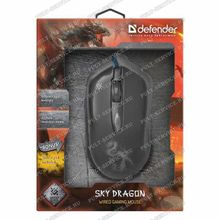 Мышь Defender GM-090L Sky Dragon (USB) черная