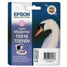 Картридж для EPSON T0816 (светло-пурпупный) совместимый