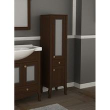 Шкаф-пенал ASB-Mebel Флоренция бук тироль витраж