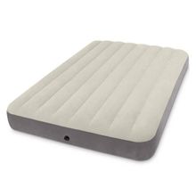 Матрас надувной флокированный Intex 64102 Full Deluxe Single-High Airbed (191х137х25 см)